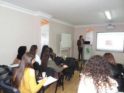 Ardından oda üyemiz Sayın Serdar AKAY Toplu Yemek Sektöründe Kalite ve Gıda Güvenliği semineri vermiştir.