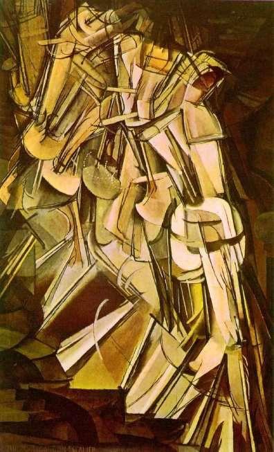 Marcel Duchamp, Merdivenden İnen Çıplak, 1912, tuval