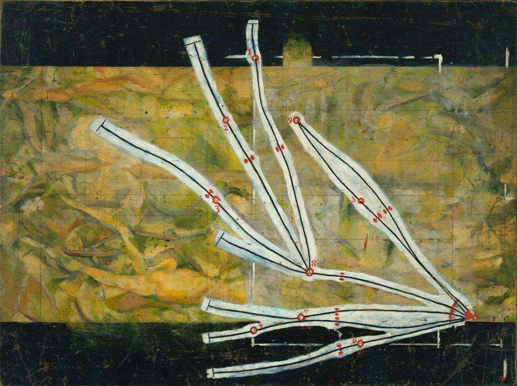 Marcel Duchamp, Stopaj ağı, 1914, tuval üzerine