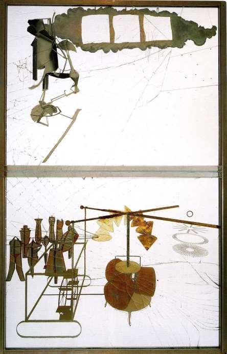 Marcel Duchamp, Büyük Cam (Bekarları Tarafından Çırılçıplak Soyulan Gelin, Eşit),