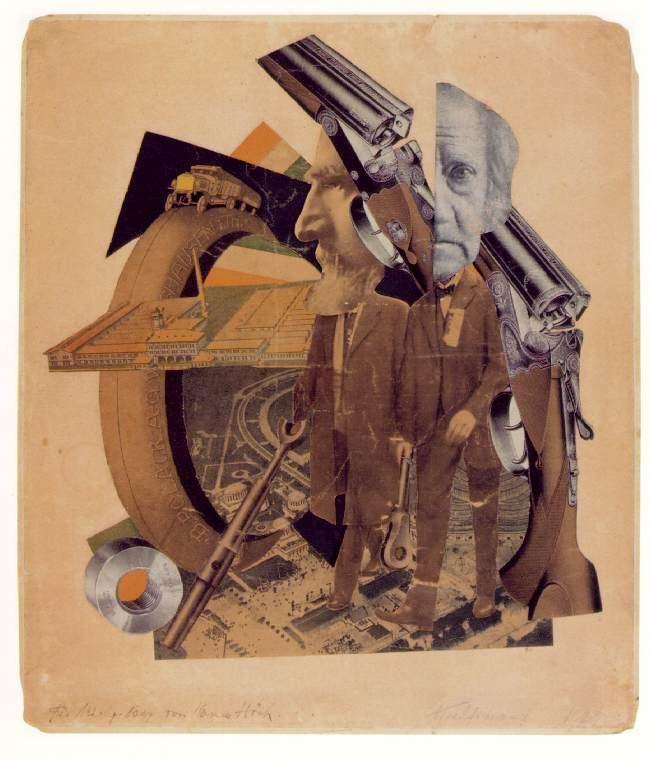 Hannah Höch, Yüksek Finans, 1923, kolaj