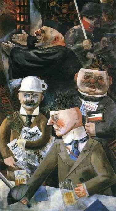 George Grosz, Toplumun Yapıtaşları (Toplumun Temel Direkleri),