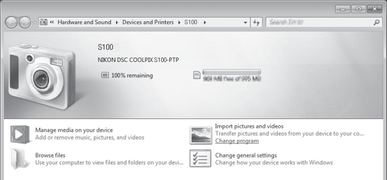 ViewNX 2 Kullanılması Resimlerin Bilgisayara Aktarılması 1 Resimlerin bilgisayara nasıl kopyalanacaklarını seçin.