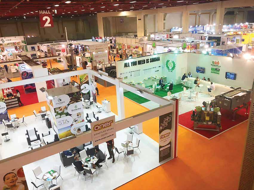 InterFresh 2018 EXHIBITOR SECTOR PROFILE %43 Fresh Vegetable and Fruit Producers %16 Irrigation Systems %11 Logistics %10 Cooling Systems %9 Agricultural Machinery %4 Seed Producers %3 Municipalities