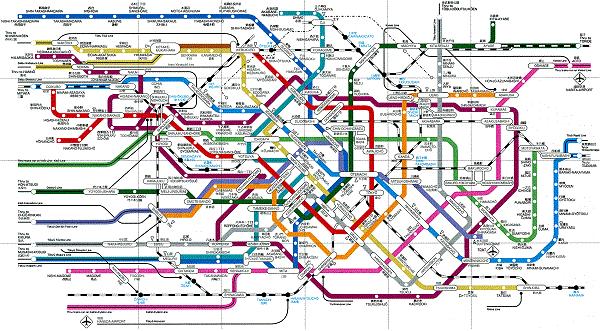 Dünya dan Örnekler İle Metropol Kentlerin Metroları ve Hat Entegrasyonları Tokyo Metrosu 1927 senesinde