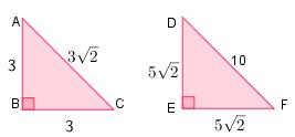 katıdır. Örnek: Şekildeki dik üçgende x kenarının uzunluğunu bulunuz.
