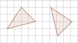 Aşağıda verilen şekiller birbirine eş şekillerdir. Bütün kenar uzunlukları birbirine eşittir. A açısı ile D açısı ve [AB] ile [DE] ve [AC] ile [DF] kenarları birbirine eşittir. Δ Δ ABC DEF olur.