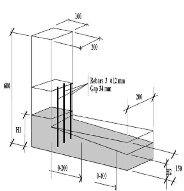 65 oluşan, Şekil 2.2 de ölçüleri verilen, ahşap ya da çelikten yapılabilen L şeklindeki kutu kullanılır.