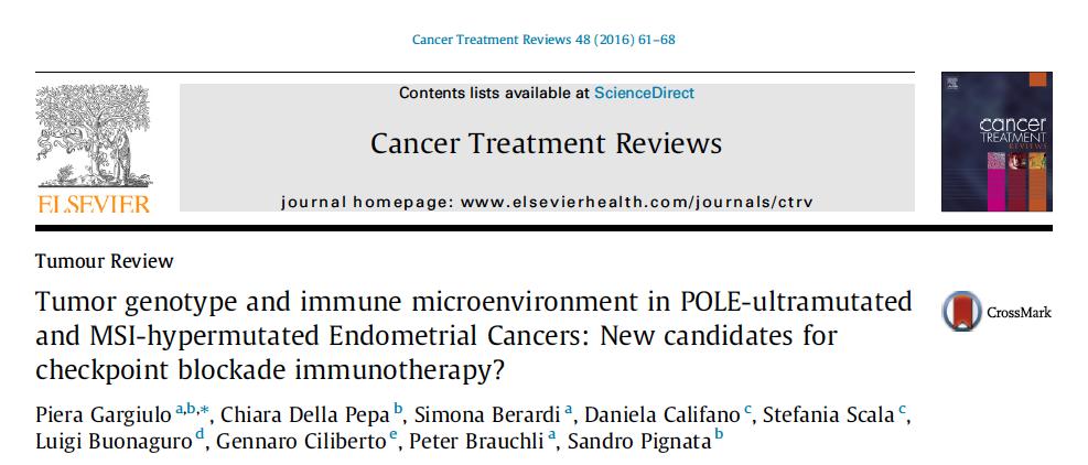 POLE-mutasyonu,MSI Faz 1 çalışması PD1/PDL1 inhibitör (MSI) CTLA-4 (Cytotoxic T Lymphocyte