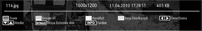 Döngü/Karışık (Mavi tuş): Döngüyü etkinleştirmek için bir kez basınız. Hem Döngü hem de Karıştırma yı etkinleştirmek için tekrar basınız.