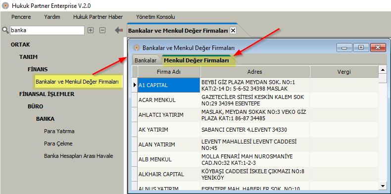 Ortak seçenekler ekranına "Toplu Takip Oluşturulurken Borçlu Müvekkil İse" seçeneği eklenmiştir.