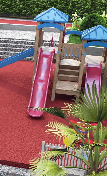 Sağlıklı Yaşam Çocuk oyun alanıyla minikler güven içinde açık havanın tadını