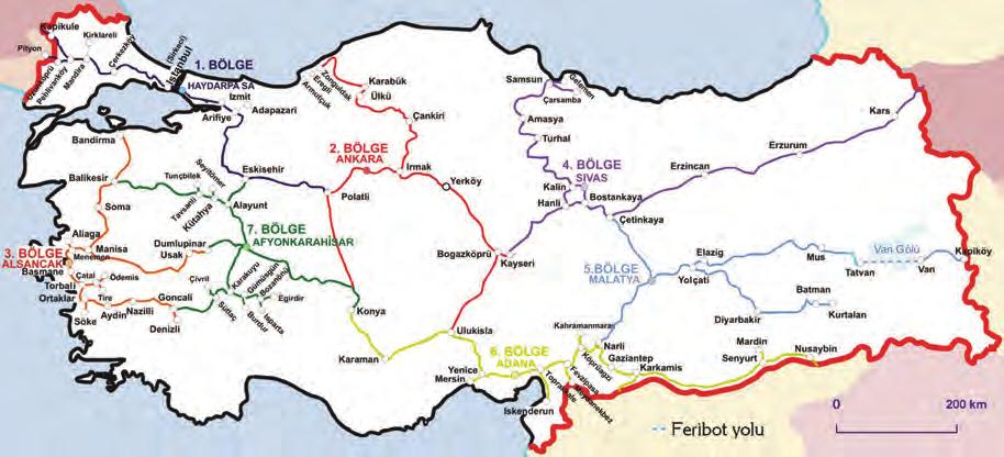 6.forma 71-88:Layout 1 14.7.2015 06:43 Page 72 Ankara-Sivas Hızlı Tren Projesi 602 km olan mevcut demiryolu, Ankara-Sivas Hızlı Tren Hattıyla 405 km olacaktır.