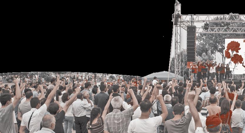 ETKİNLİKLERİMİZDEN UİD-DER den Kartal Meydanı nda Coşkulu 15-16 Haziran Etkinliği Haziran akşamı Uluslararası İşçi Dayanışması 15 Derneği nin çağrısıyla Kartal Meydanı nı dolduran işçi ve emekçiler,