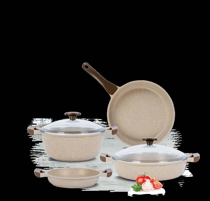 GraNeu GRANEU TENCERE VE TAVA SETLERİ GraNeu Pot & Pan Sets 6 PARÇA SET 6 Pcs.