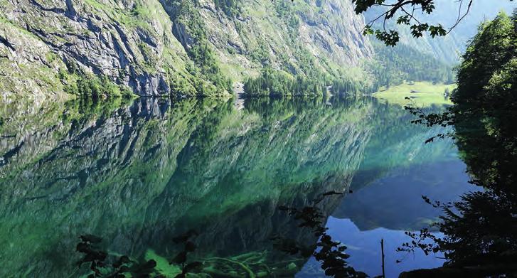 126 Almanca üstteki göl anlamına gelen Obersee gölüne vardığımda gördüğüm manzara ile büyüleniyorum.