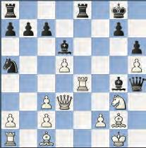 Orkhan Eminov Ekin Bar fl Özenir, 5.Tur Siyah fili ve veziri atefl alt nda tutan e4 teki kaleyi tahtadan kald rmak yerine (21 Kxe4 22.