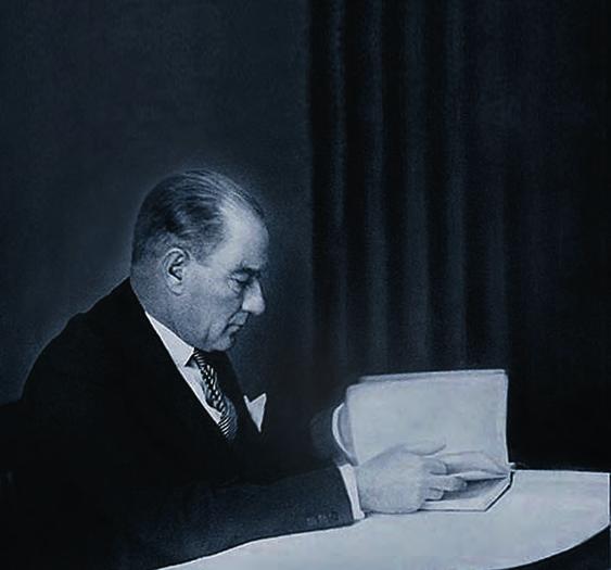 Bilmek Gerek A. Erdem Akyüz BD ARALIK 2017 ATATÜRK VE OKUMA TUTKUSU Atatürk ün yaşamında; okuma ve kitaplar önemli bir yer tutmuştur.