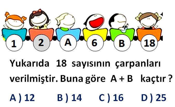 ÇARPANLAR VE KATLAR Başarı