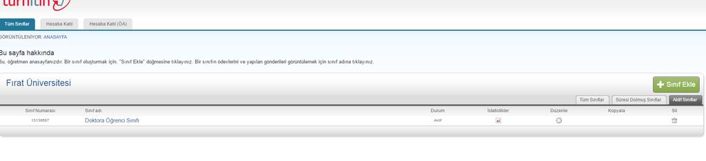 (Örnek olarak doktora sınıfı oluşturuldu.