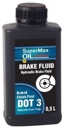 DOT 3 Fren Sistemi Hidrolik Sıvısı / Hydraulic Brake System Fluid SuperMax Oil Germany DOT 3; FMVSS DOT 3 şartnamesini karşılayan sentetik esaslı mükemmel performans gösteren, hidrolik fren