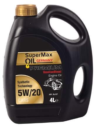 Premium 5W/20 Sentetik Esaslı Binek Araç Motor Yağı / Synthetic Based Passenger Car Engine Oil SuperMax Oil Germany 5W/20 sentetik baz yağlarla, günümüz teknolojisine uygun gelişmiş katık
