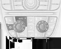 112 Klima Sistemi Otomatik mod AUTO Maksimum düzeyde konfor için temel ayar: AUTO düğmesine basıldığında hava dağıtımı ve fan hızı otomatik olarak ayarlanır.