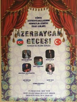 Azerbaycan Gecesi, Konser ve Resim Sergisi GRAVITY