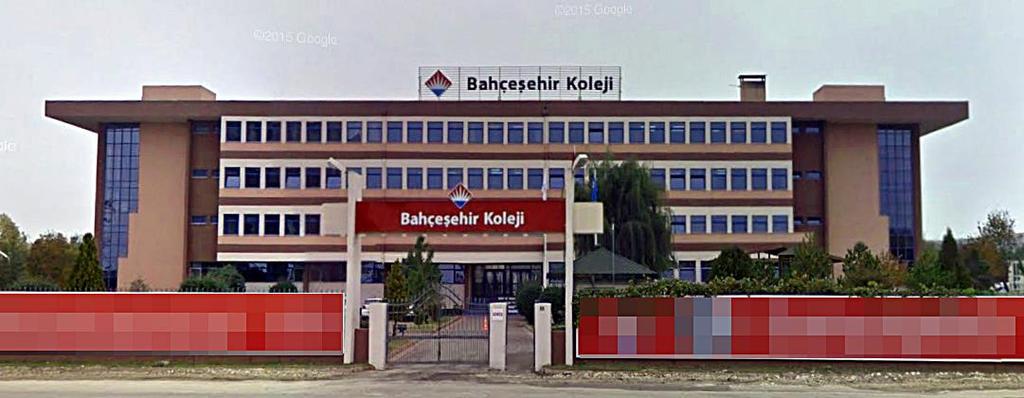 Şekil 33.Özel Edirne Bahçeşehir İlkokulu Ölçüm yapılan Özel Edirne Bahçeşehir İlkokulu nda (Şekil 33), toplam3 katlı, tek binada eğitim verilmektedir.