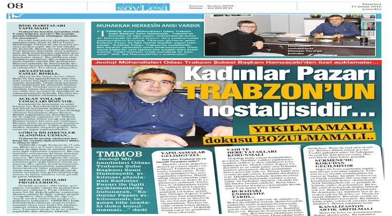 Trabzon Şubesi Yönetim Kurulu Üyesi Murat Karahan, Seçil Kargıner ve Aygül Ayar ın da katıldığı toplantıda JeoGENÇ Örgütünün önümüzdeki günlerde yapacağı