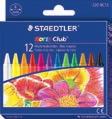 Noris Club 220 Wax crayon mum boya Kırılmaya karşı dayanıklı Kağıt kılıf ve isim alanı 220 NC12 Karton kutu içinde 12 renk 24 farklı renk seçeneği 4 007817 220115 12 144 Pastel boyalar,