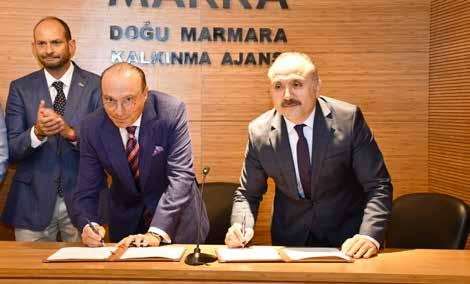 TOSB'DAN HABERLER 1 Million TL worth agreement signed with MARKA TOSB becomes Turkish Automotive Sector s Innovation Centre A contract, which is worth 1 million TL, was signed with Eastern Marmara