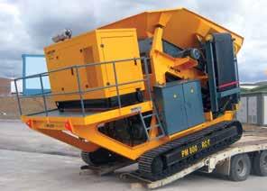 Controlled, Hydraulic Tilting Sloped Grid Special Screening Machine: Forced Vibratory,