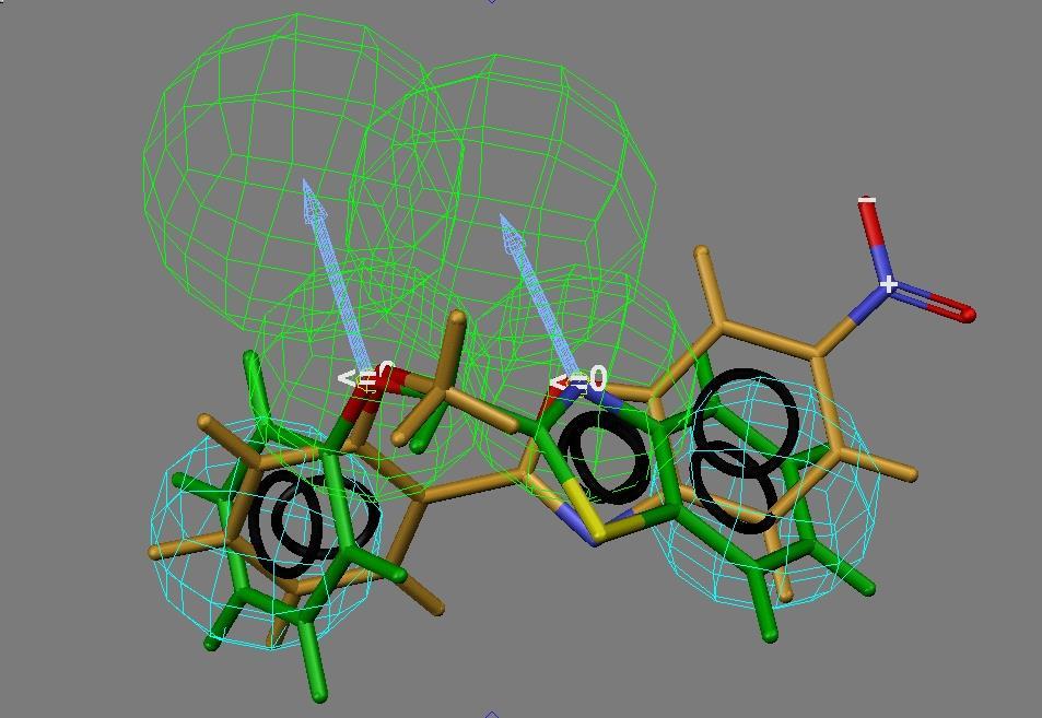 Mapping of Compounds 1a and 3f to The Generated