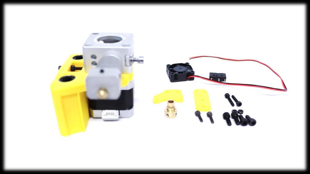 Adım 5 Extruder Montajı (2) 1 Adet / 30x30 Fan 1 Adet / End-Stop 1 Adet / Fan Tutucu 1 Adet / End-Stop Tutucu