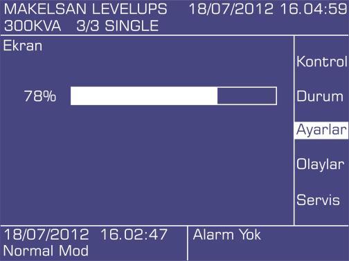 LEVELUPS SERİSİ 300-40-500 KVA ÜRÜN TANITIMI Otomatik Başlatma Akü modunda, cihaz aküler deşarj olana kadar çalışır ve daha sonra kapanır.