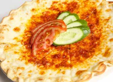 Pide 28 SUCUKLU PİZZA / Sausage Pizza 25 TL 32 VEJETARYEN