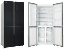 R12051B01 + R12051W01 + R12028B01 + Gardırop tipi buzdolabı Şık siyah cam yüzey Toplam net kapasite 482 Lt Net soğutucu kapasitesi 321 Lt Net dondurucu kapasite 161 Lt Dokunmatik