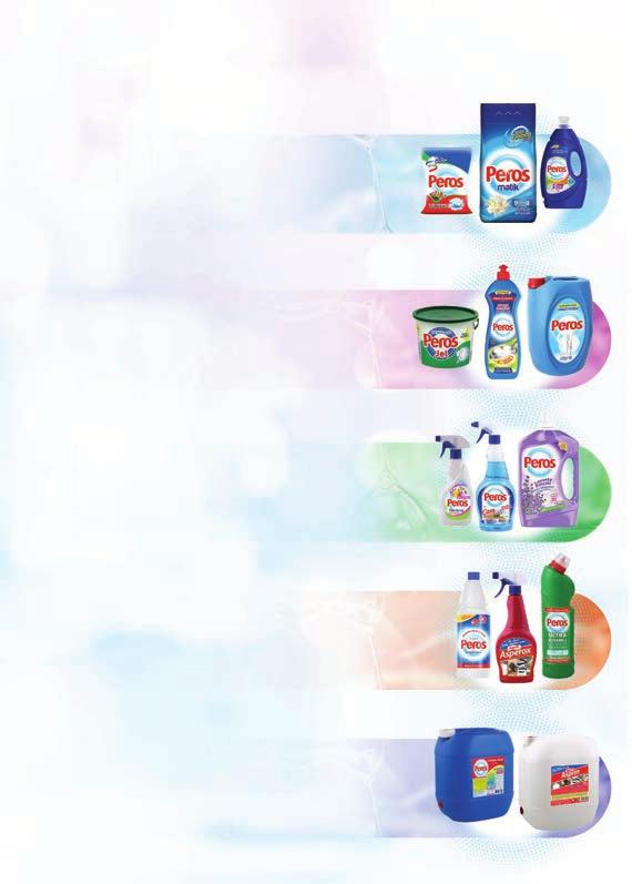 PEROS ÜRÜN KATEGORİLERİ PEROS PRODUCT CATEGORY Çamaşır Bakım Grubu Ürünleri Laundry Care Products Matik Toz Deterjanlar Matic Powder Detergents Çantalı Setler Bag Set Product Elde Yıkama Toz