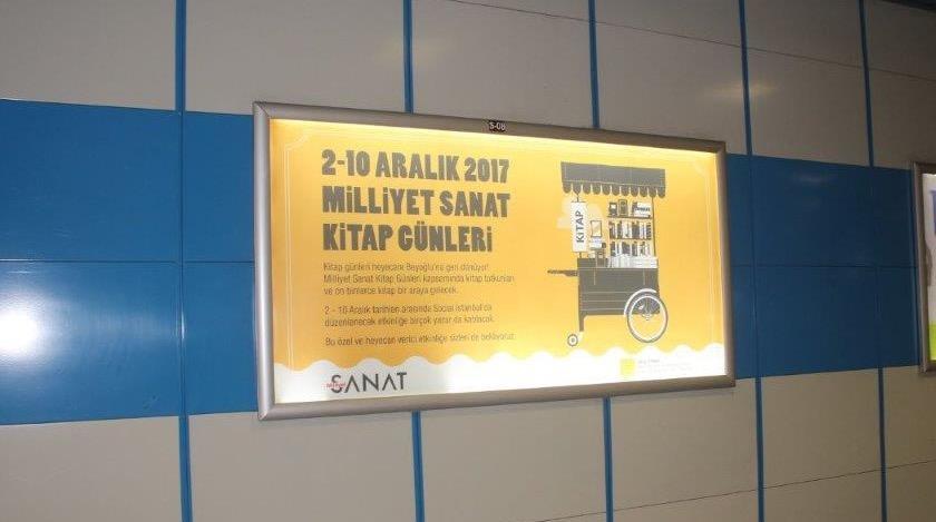 MİLLİYET SANAT METRO FIX PANO