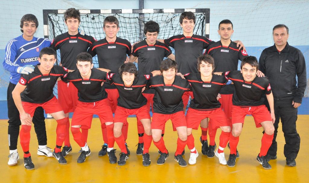 2012 2013 Öğretim Yılı Liseli gençler futbol il birincisi-grup birincisi yarıfinal 2.