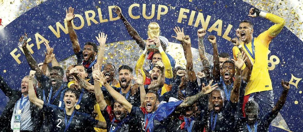 Son 2 Dünya Kupası nın karşılaştırmalı para ödülleri - Milyon $ - 2014 Dünya Kupası 2018 Dünya Kupası Başarı Statüleri Takım Başına Ödül Toplam Ödül Takım Başına Ödül Toplam Ödül Şampiyon Takım 35 35