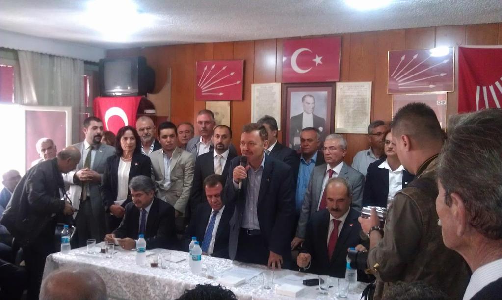 ve Mezitli CHP İlçe Örgütleri ile Kurban Bayramı bayramlaşma törenine katıldı. 26.10.