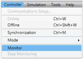 kontrol edin. Monitor de iken durum butonları sağdaki figürdeki gibi olmalıdır.