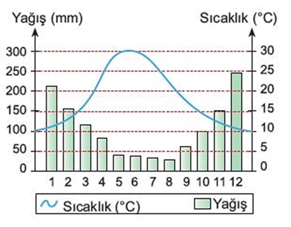 24. Farklı kıtalar üzerinde olduğu bilinen iki merkezde aynı bitki türlerine rastlandığı görülür. Bu durum merkezlerin aşağıdaki özelliklerinden hangisinin benzer olmasıyla daha çok ilgilidir?