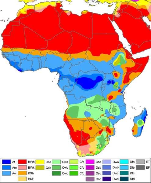 Afrika İklim Bölgeleri