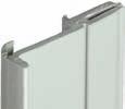 Kapak Binileri Kapak binisi Kullanım alanı Sert ve yumuşak tipteki PVC kombinasyonlu kapak binileri, çift kapaklı dolaplarda orta panel veya kolon olmadığı durumlarda kullanılır.