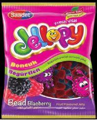Jellopy Çilek Strawberry Ürün kodu/ Product code: 920 (200g) 920-A  Jellopy Meyve