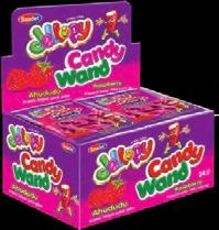 LICORICE Jellopy Candy Wand Ahududu Aromalı Dolgulu Çubuk Şeker