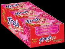 SAKIZ CHEWING GUM Fresh Smile Karpuz Aromalı Tatlandırıcılı Sakız Watermelon Flavoured Sugar Free Gum Ürün kodu/ Product code: 372 (14g) 372-A (14g)